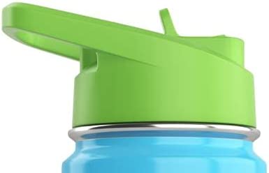 Kids Bottle Double Wall Insulated Stainless Steel (Green Lid)